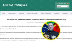 Dr. Reginaldo Filho é destaque em uma das maiores agências de notícias da China